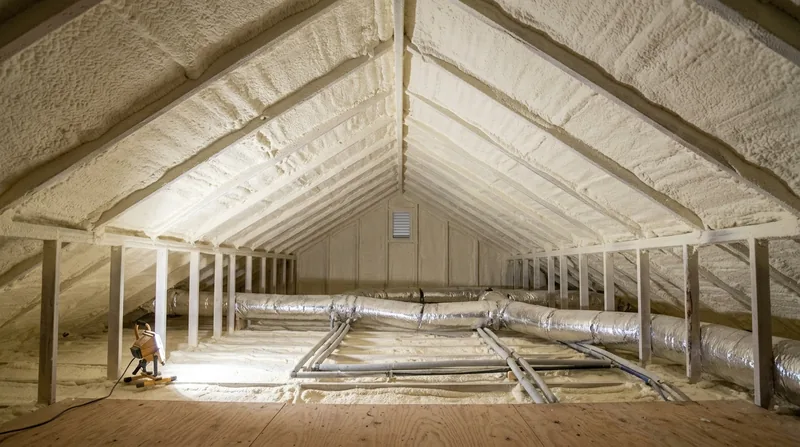 Attic Spray Foam Insulation College Station